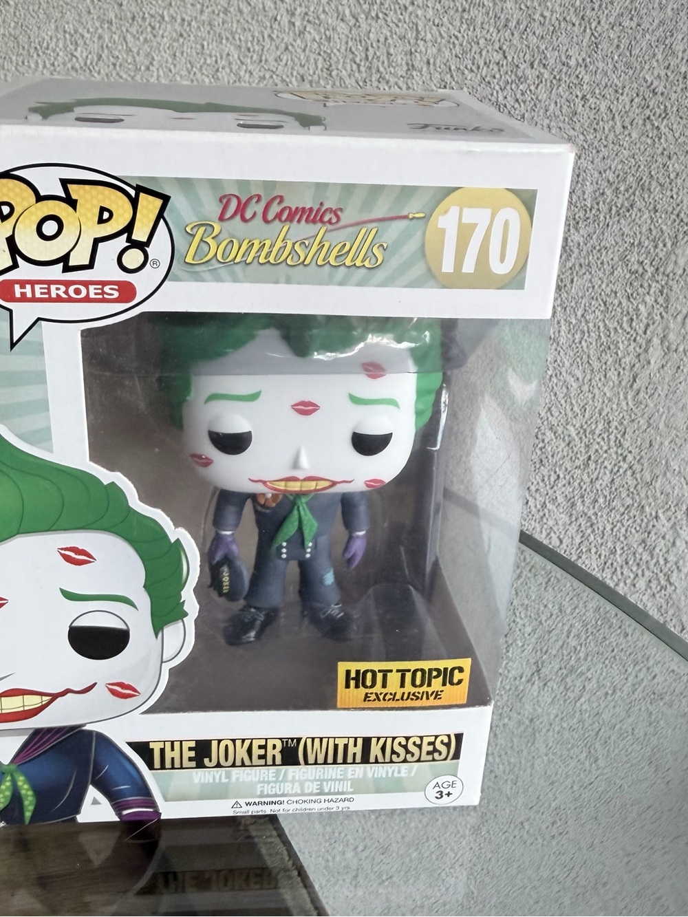 Funko Pop! Joker Bombshells Green Hair with Red Lip Prints